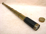 19th century Mariners 7 draw pocket telescope signed W. Heath, Devonport.
